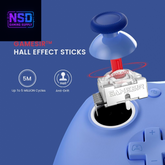 G7 SE Wired Controller for Xbox Series X|S, Xbox One & Windows 10/11, Plug and Play Gaming Gamepad with Hall Effect Joysticks/Hall Trigger, 3.5Mm Audio Jack (Blue)
